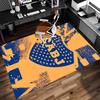 1pc Club Atlético Boca Juniors Print Area Rug - Soft,Washable Non-Slip Indoor Mat for Office Chairs,Living Room,Home Office Decorative Rug