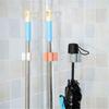 1 Pcs Adhesive Multi-Purpose Hooks Wall Mounted Mop Organizer Holder RackBrush Broom Hanger Hook Kitchen Bathroom Strong Hooks