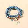 Stylish Glass Multi-Layer Bracelet Stacking Statement Bracelets Fashionable and Comfortable Jewelry for Women and Girls