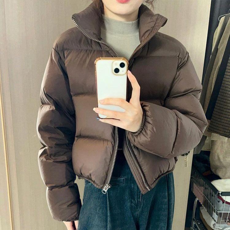 

Новая женская зимняя короткая свободная куртка с хлопковой подкладкой, утолщенный костюм-хлеб, корейская версия, короткая куртка с хлопковой подкладкой с высокой талией. L