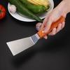 Steak Frying Pizza Peel Wooden Handle Frying Shovel New Grill Scraper  Cooking Accessories