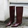 Fashion Sexy Pointed Toe High Heels High Boots Women Ankle Boots Dress Party Shoes Designer 2025 Brand New Winter Chelsea Pumps Mujer