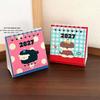 Animal Puppy 2027 Mini Desk Calendar Paper Material Desktop Calendar  Gift Giving