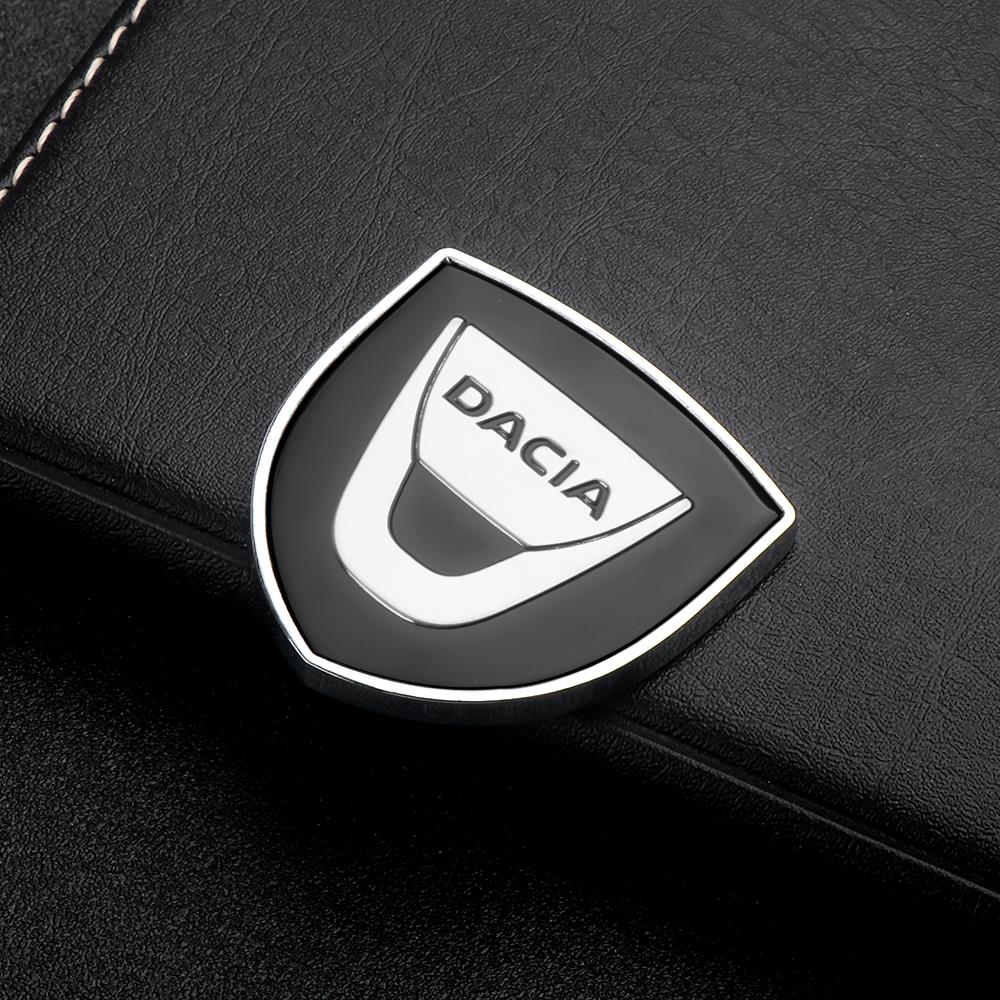 1 PZ Sticker Decorativo per Carrozzeria e Bagagliaio Stile Auto Adesivo Emblema Leone Corona 3D in Metallo per Dacia Duster Logan 3 Mcv Sandero MK2 Stepway