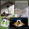 Creative Crown Bird Feeder LED Light Hanging Wild Bird Feeder Bird Food Container  Various Birds