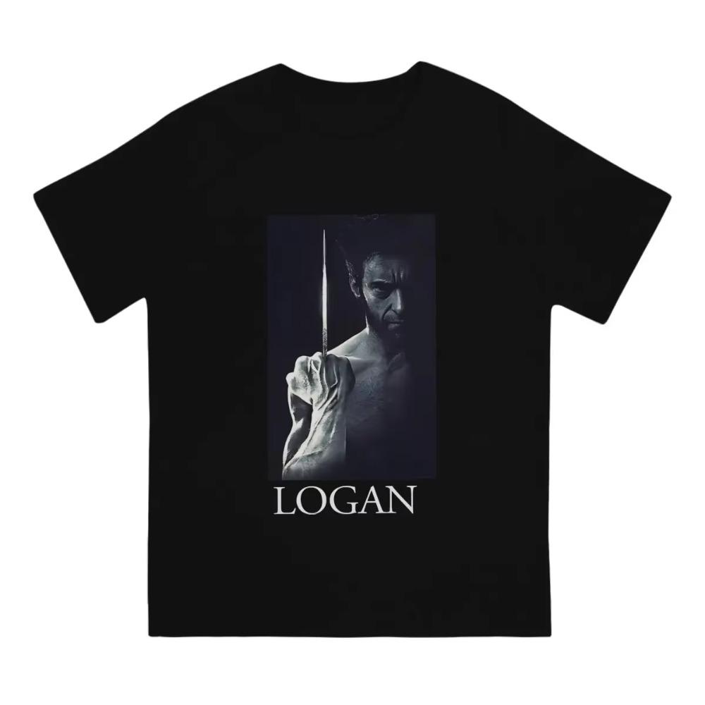 Humor Logan T-Shirt Round Neck T Shirt Deadpool And Wolverine Short Sleeve Tee Shirt Birthday Gift Clothing