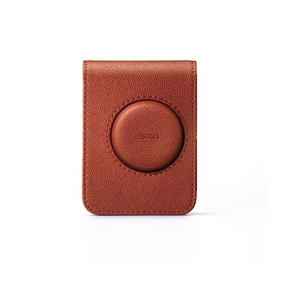 FUJIFILM Instant Camera Case for instax mini Evo, Brown, 520408