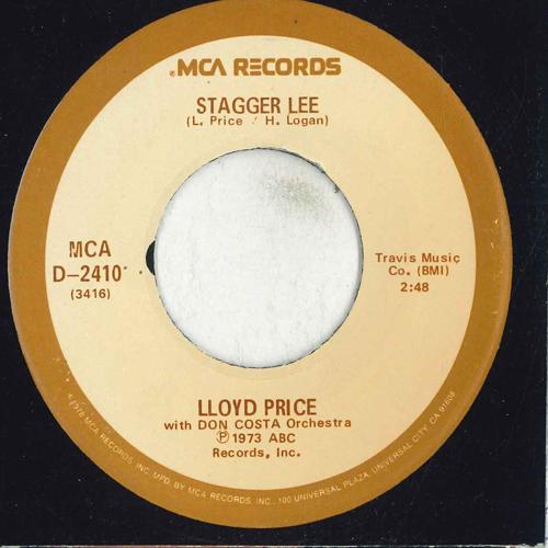 

7inch Record LLOYD PRICE - Stagger Lee / Personality D2410 Goldies 45 1973 US Rock Used