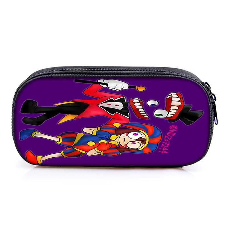 Circus The Amazing Digital Circus Compartment Pencil Case Student Children'S Stationery Case Pencil Case