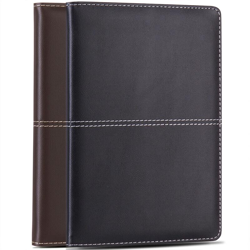Deli 3324 A5 Business Leather Notebook (5-Pack)