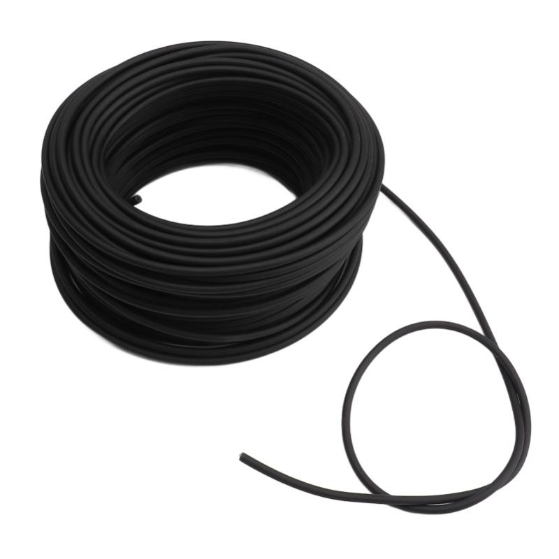 5mm Electronic Fence High Voltage Wire Alloy Inner Core Double Insulated Pulse Cable For Agriculture Garden 50m / 164.0ft