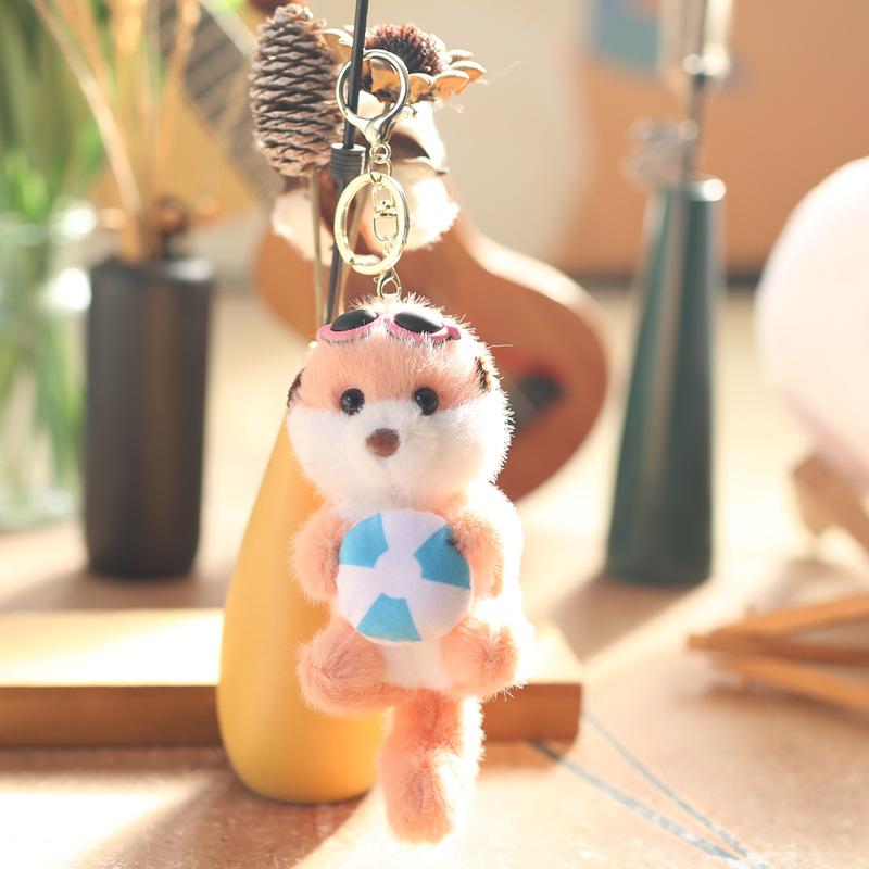 Cute Cute Little Sea Dog Pendant Plush Toy Doll Sea Otter Bag Hanging Keychain Rag Doll Doll