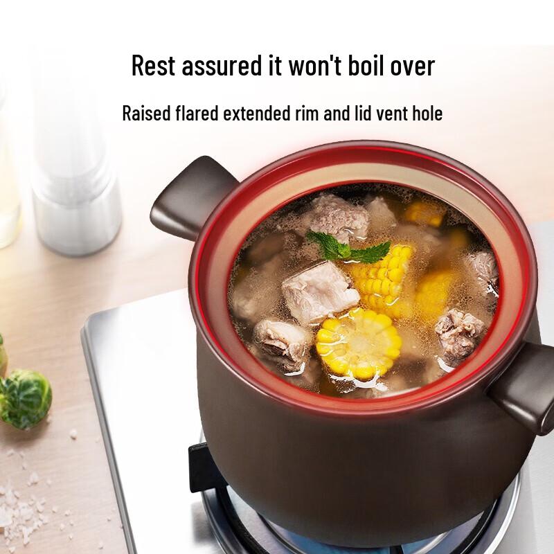 

Supor Enameled Shallow Health Stew Pot