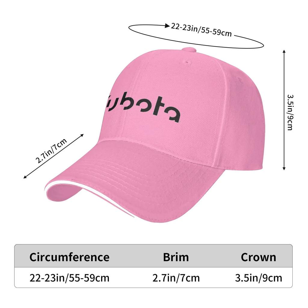 Kubota Sun Baseball Cap Spring Summer Vintage Hip Hop Hats For Unisex Men Women Running Hippie Hats