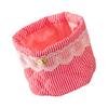 Stylish Quilted Desktop Organizer Basket Washable Foldable Storage Container For Snacks Toy Household Items