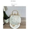 Handbag Women Cloth Flower Chain Strap Evening Wedding
