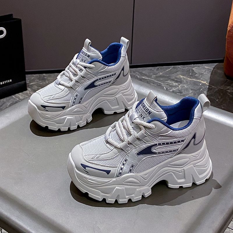 Autumn 22 New Mesh Heightening Sports Shoes, Small Thick-soled Dad Shoes Are Super Popular