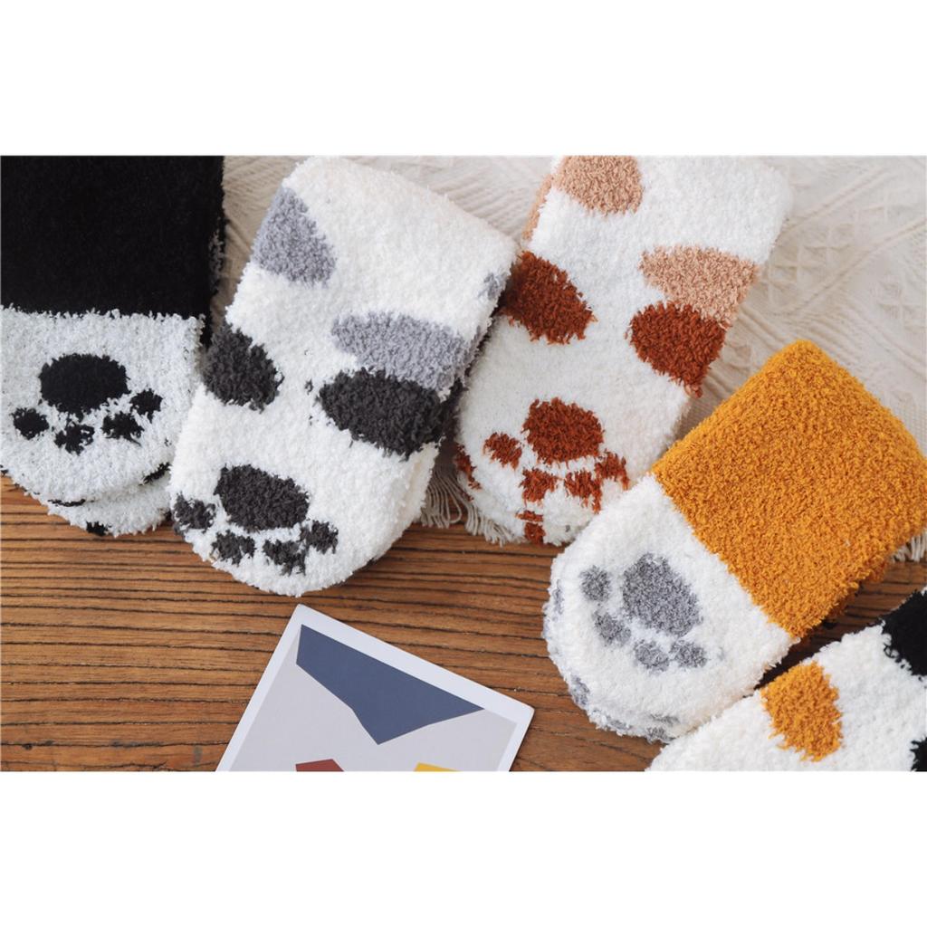 Puszyste, Skarpetki kapcie, Skarpetki damskie, Skarpetki domowe, Skarpetki z polaru koralowego, Słodkie skarpetki z kotem, Pluszowe skarpetki, Skarpetki świąteczne