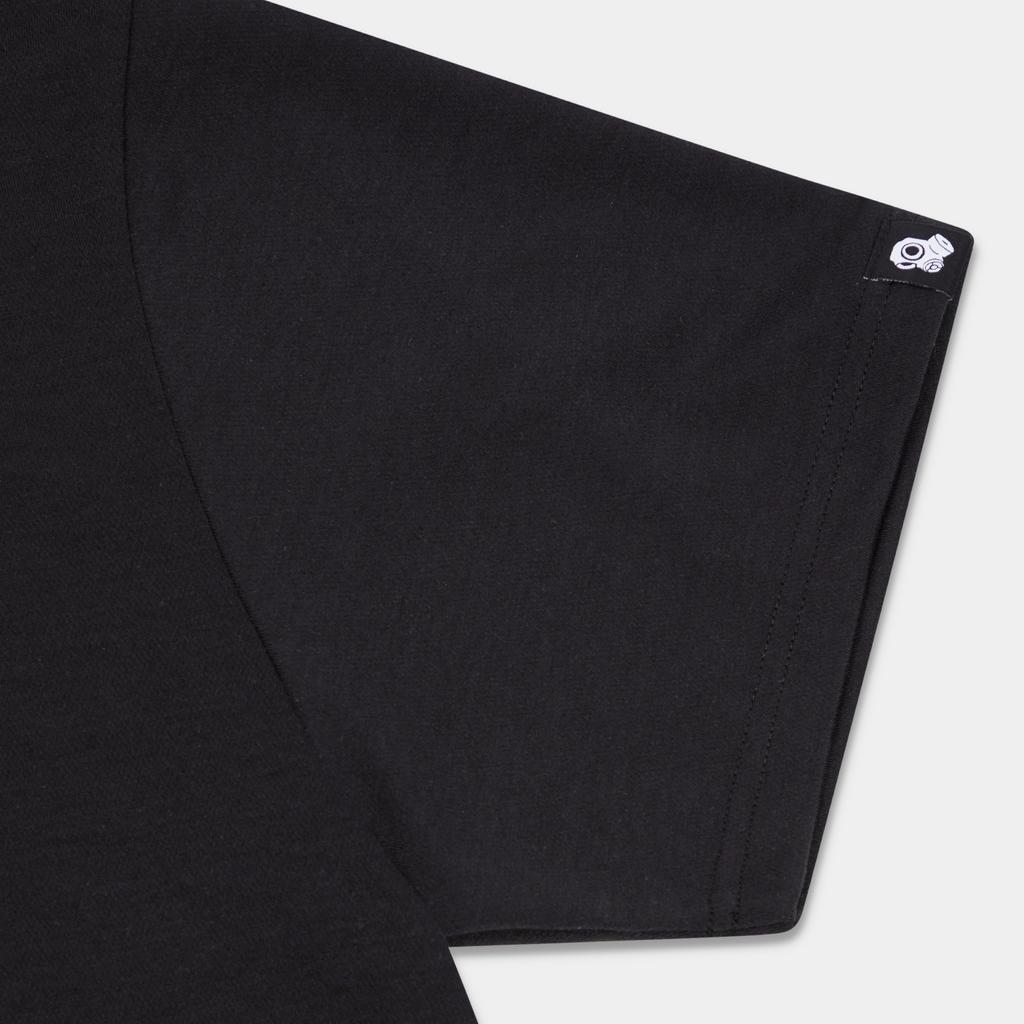 Jeimiweseuteu Jwgc Flame Pocket Pique Shirt (Black)