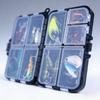 Portable Fishing Accessories Storage Box12Grid9Flip Cover Lure Fishing Gear Bag Sea Fishing Special Storage Bag Fishing Bag