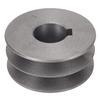 For A Type V Belt V Belt Pulley Dia 50mm 100 Cast Iron Double Slot Pulley Power Tool Accessory V Belt Pulley A Type