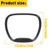 Steering Wheel Cover Trim Bezel For Dodge Challenger 2015+ Charger Carbon Fiber