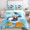 3pcs Disney Donald Duck Theme Printed Bedding Set, Soft and Comfortable Quilt Cover for Bedroom, Guest Room W023