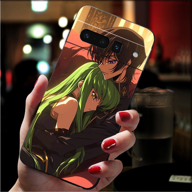 For Google Pixel 10 9 Pro XL Silicone Phone Soft Case For Google Pixel 9A 8A 7A 6A 5 Cover Shell Code Geass Cc Lelouch