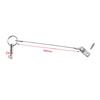 Durable Stainless Steel Quick Release Pin Marine Deck Hinge Jaw Slide Fitting for Pool Boats