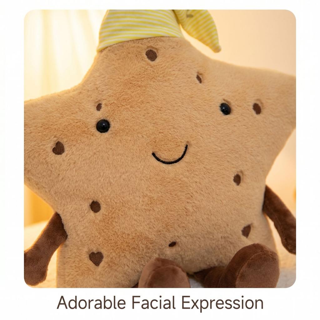 Cookie Star Plush Pillow