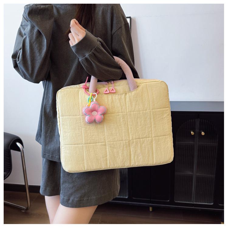 Korean Style Laptop Bag: Women's Office Commuter Tote for Tablets and iPads