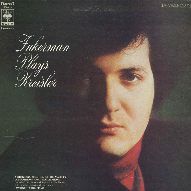 LP Record PINKAS ZUKERMAN LAWRENCE SMITH - chrysler masterpieces SOCO23 CBSSONY 1972 Japan Classical Used