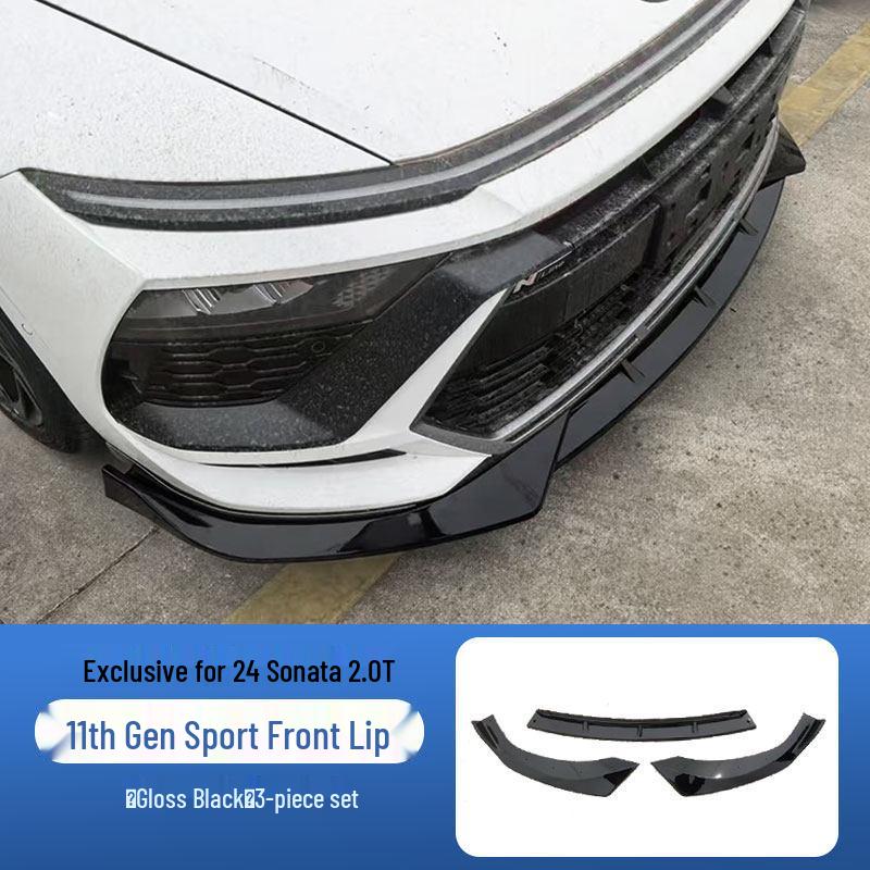 Hyundai Sonata 2024 Front Lip & Side Skirts Set - Anti-Collision Corner Bumpers