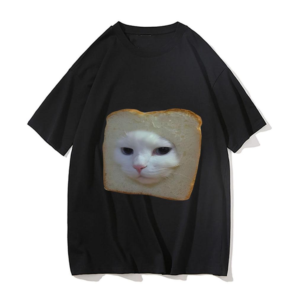 Funny Cat Emotion Graphic TShirt Unisex Unisex ONeck Fashion Short Sleeve T Shirt Retro Clothing Oversized Cotton TShirts Kawaii