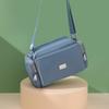 New women's bag nylon cloth shoulder bag simple and fashionable wide shoulder strap messenger bag large capacity lightweight small square bag