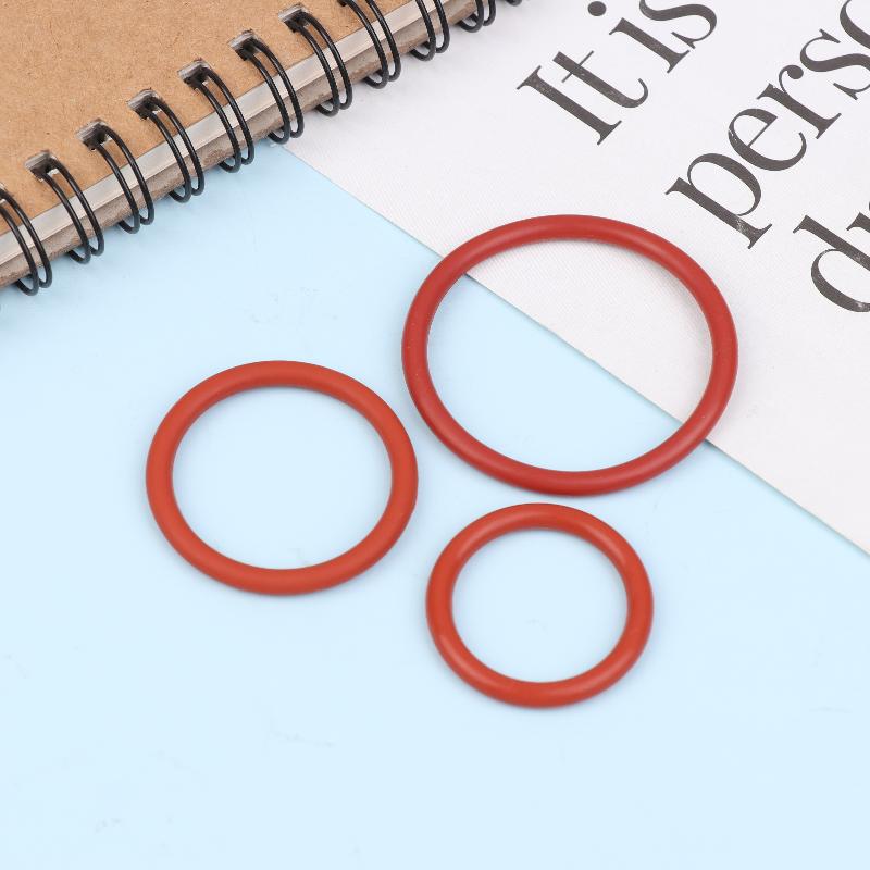 10 Stück Silikon-O-Ring für Kaffee 43,6*35*4,3 mm O-Ring VMQ Dichtung Dichtungsdicke 4,3 mm O-Ring Rotes Gummi