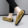 Doudou Shoes Women'S  New Soft Sole Slip-On Lazy Loafers Handmade Trbottomy Easiest For Match Men'S Casual Driving Shoes