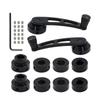Window Crank Handle Winder Universal Car Wagon Door Window Crank Handle Winder 1 Pair Black