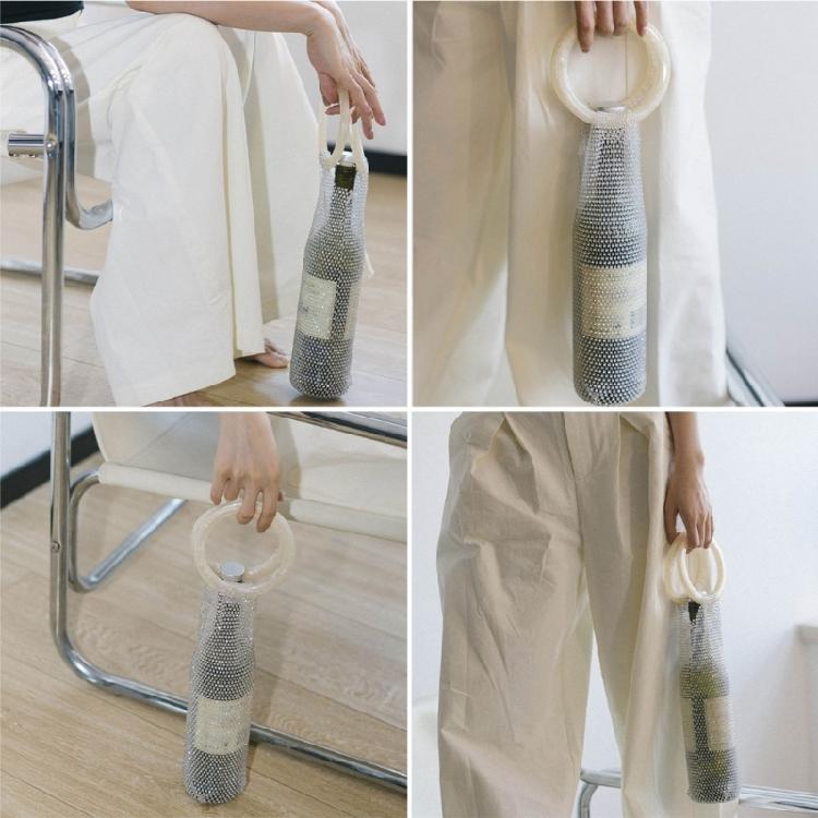 Handwoven Wine Holder Practical Wine Carrier Bag Water Bottle Insulation Bags