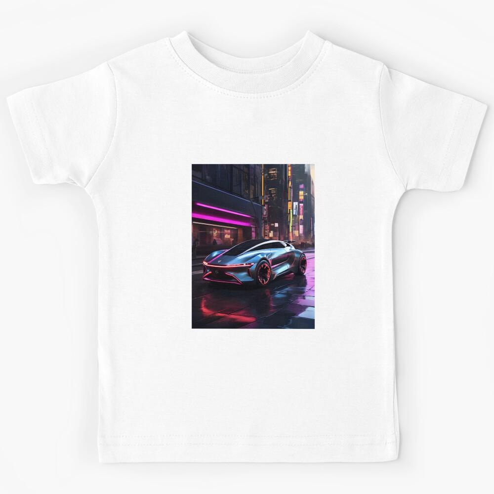 Neon Car Kids T-Shirt 110
