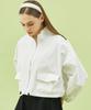 Koleat Women Cropped Oversized Short Field Jumper Jacket [White]