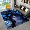 Famous Singer Billie Eilish Star Non-Slip Area Rug for Living Room,Bedroom,Playroom,Carpet Floor Mat Home Decor Rug Room