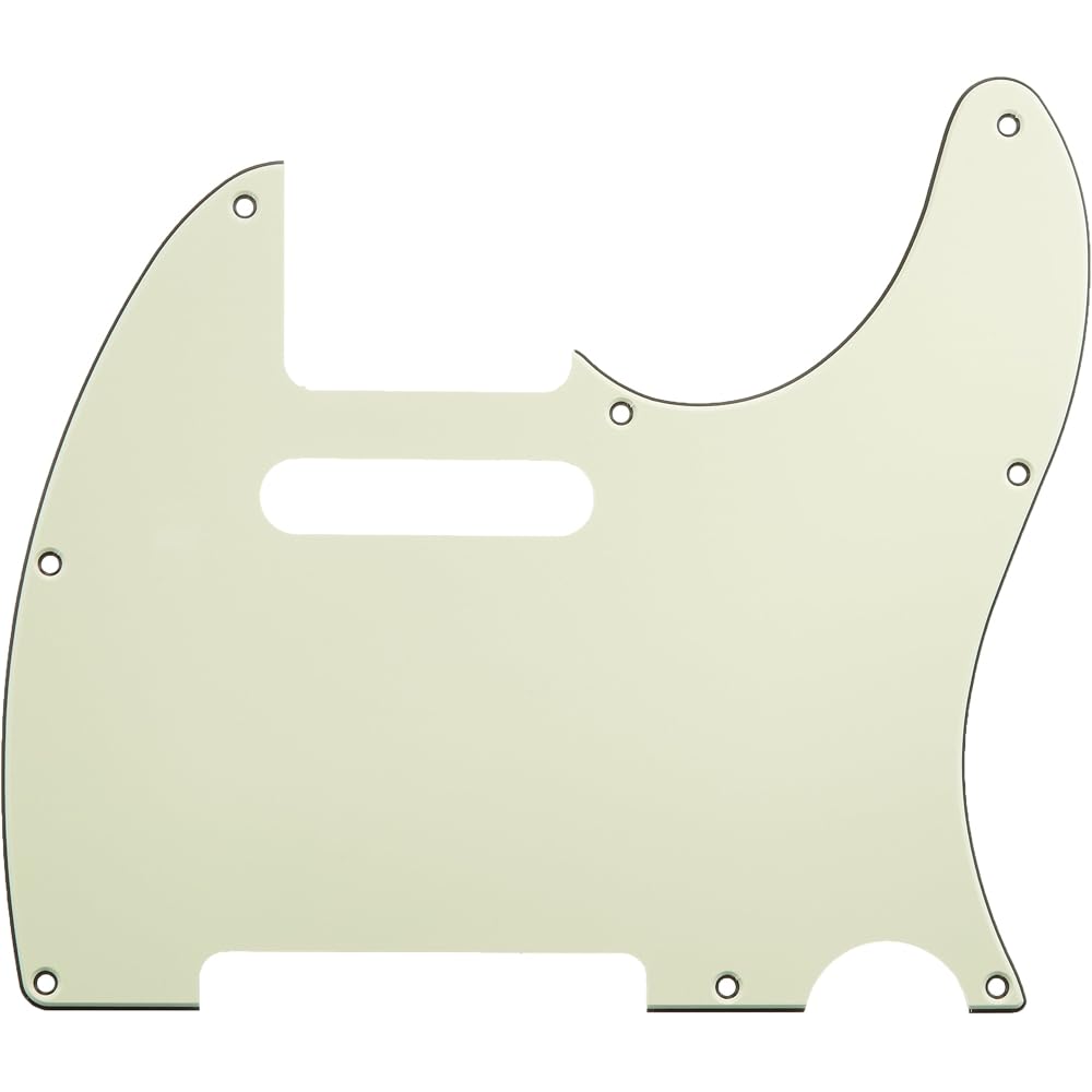 SCUD TL-type pickguard, mint green, 3-ply, TC-G3P