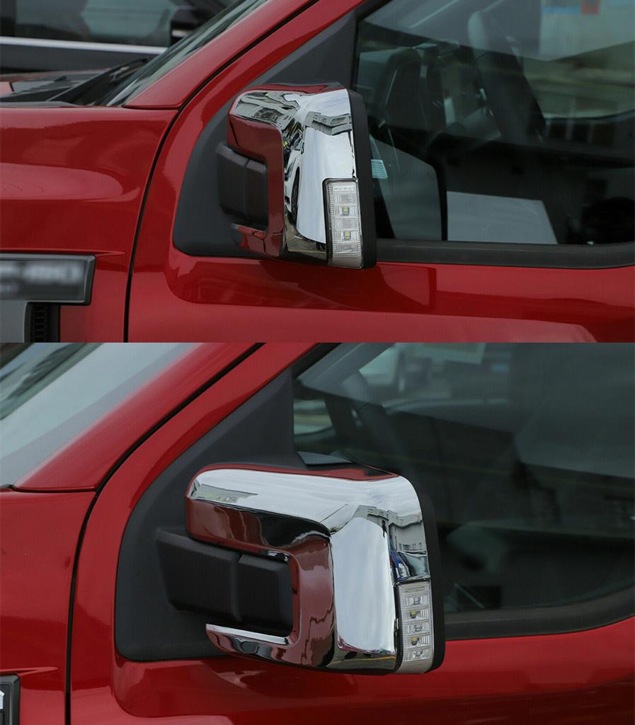 F150 rearview mirror cover (pair) with steering-MB-255 electroplating