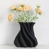 Modern Art Geometric Abstract Twisted Striped Flower Vase Ornaments Model Room Sales Office Home Soft Decorations