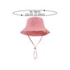 Summer Fisherman Cap for Women Korean Pink Large-Brimmed Bucket Hat Outdoor Beach Travel Sunshade Panama Hats