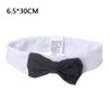 Pet Specific Fashionable Black Tie With Velcro Adjustable Scarf Accessories Photography Props Creative Pet Supplies