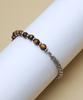 Blancier Tiger Eye Dualis Bm255B1167 Men'S Natural Stone Bracelet