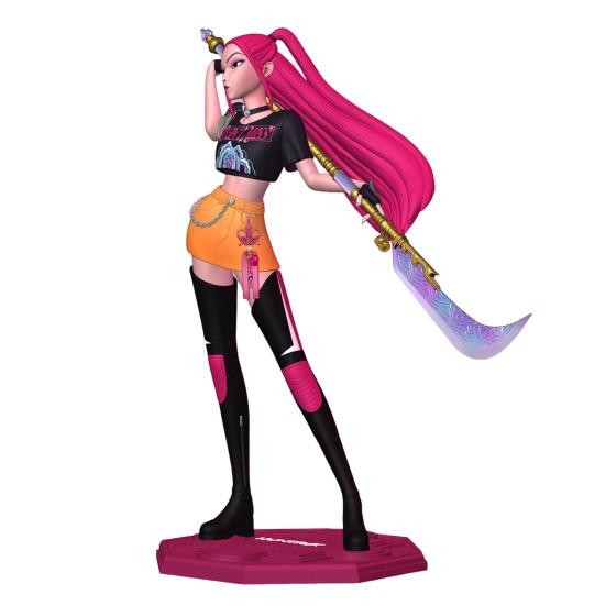 Kpop Hunter Figure Animated Movie Inspired Cartoon Girl Figurine Statue Model Home Office Bookshelf