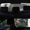 Auto Netz Saugnapf Sonnenschutz Faltbarer Auto Seiten- Heckscheiben Sonnenschutz UV-Schutz Auto Sonnenblende Vorhang mit Saugnapf